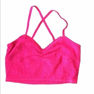 Abercrombie Kids Bra Lace Pink Size M